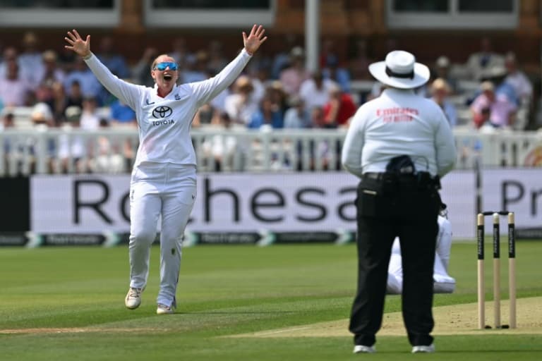England's Ecclestone glad to get 'one-up' on brother with five-wicket Lord's haul