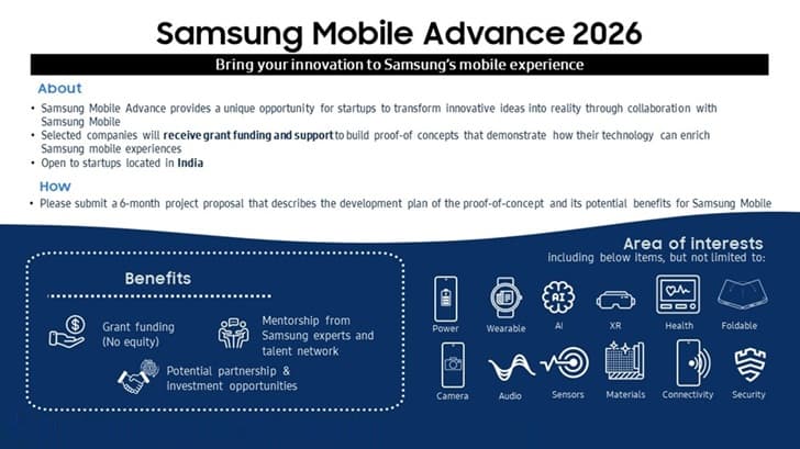 Samsung R&D Institutes in India Invite Startups to Co-Create the Future of Mobile Innovation