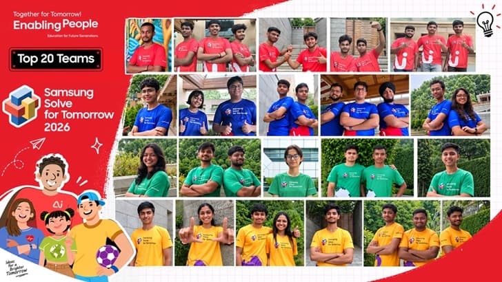 36 Young Indian Innovators Take Their Ideas to the National Stage with Samsung Solve for Tomorrow 2026