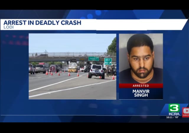 Another Illegal Alien Truck Driver Released Under Biden Involved in Deadly Crash